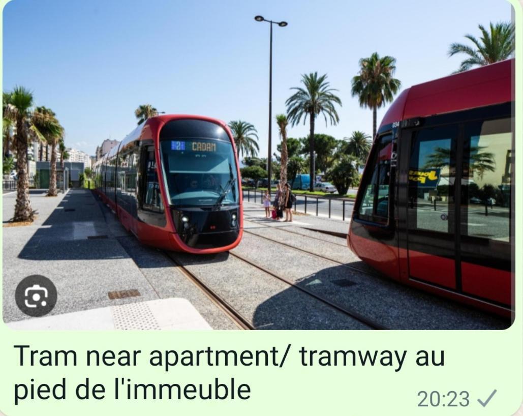 Appartements Renove 2023 Proche Aeroport 5Min, Gare Sncf 2 Min, Tramway Au Pied De L'Immeuble , Parking Possible, Renovated Apartments 2023 Near The Airport 5 Min, Train Station 2 Min, Tram Next To The Building 1 Min, Parking Possible Ница Екстериор снимка