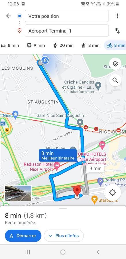 Appartements Renove 2023 Proche Aeroport 5Min, Gare Sncf 2 Min, Tramway Au Pied De L'Immeuble , Parking Possible, Renovated Apartments 2023 Near The Airport 5 Min, Train Station 2 Min, Tram Next To The Building 1 Min, Parking Possible Ница Екстериор снимка