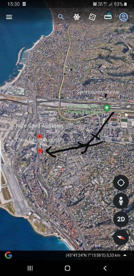 Appartements Renove 2023 Proche Aeroport 5Min, Gare Sncf 2 Min, Tramway Au Pied De L'Immeuble , Parking Possible, Renovated Apartments 2023 Near The Airport 5 Min, Train Station 2 Min, Tram Next To The Building 1 Min, Parking Possible Ница Екстериор снимка